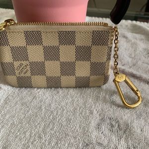 Authentic Louis Vuitton Azur Key Pouch